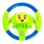 Musical Steering Wheel with Eyes - Blue