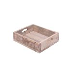 Shallow Vintage Wooden Create - L