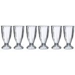 Milkshake and Dessert Glasses - Tall 6 Piece