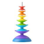 Toddlers Rotating Stacking Rings Tower 36cm