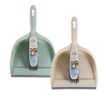 Bulk Pack x 6 Dustpan & Brush Set Plastic .