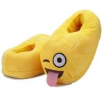 Emoji Slippers - Tongue Out - US Ladies 5