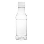 375ml Plastic Juice Bottles with Caps - 10 Pack