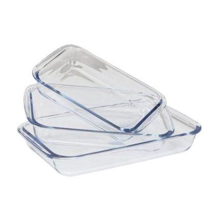 Dream Home Super Clear Premium Quality Borosilicate Oven Casserole Glass