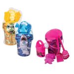Beach Bucket Set Iridescent 7 Piece (3 Pack)