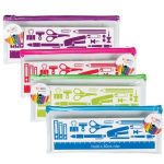 Pencil Case Clear 30cm (4 Pack)