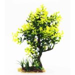 Green and Yellow Artificial Aquarium Plant - 22cm High