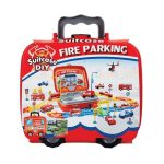 Bulk Pack x 1 Boys Playset Parking Storage Fire 42pcs Per Pack