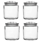 Home Glass Storage Jar Set of 4 Value Pack