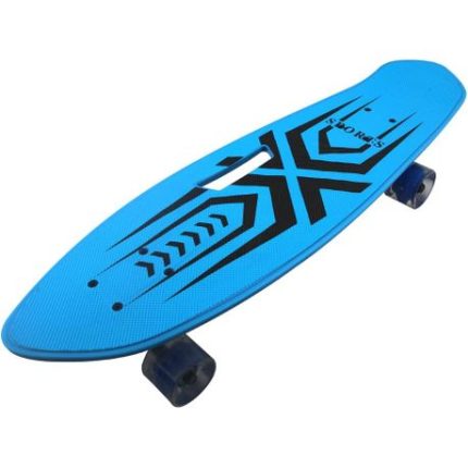 Skate Board With Handle Light Up Wheels 71cm