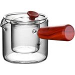 Glass Heat Resistant Style Side Handle Glass Teapot - 2 Pack