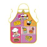 Children DIY Washable Dessert Baking Theme Creative Drawing Apron