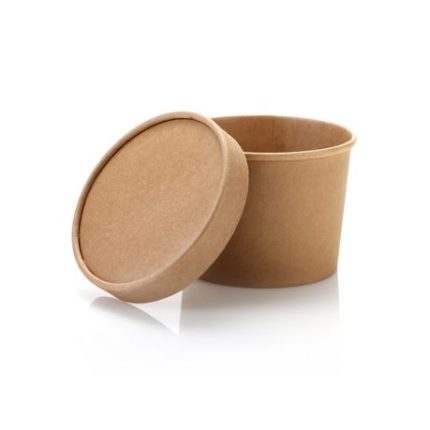 Rustic Kraft Ice Cream Tub - Pack of 15 - M