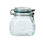 Glass Food Storage Container with Cliplock Lid 500ml