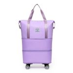 Oxford Large Travel Duffle Bag - Purple