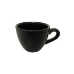 Matt Black Espresso Cups - 6 Pack