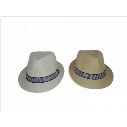 Set of Two Classic Unisex Straw Panama Hats