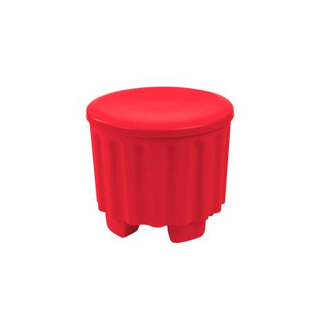 s-pdpxl Kiddies Storage Stool with lid - Yellow - Image 1