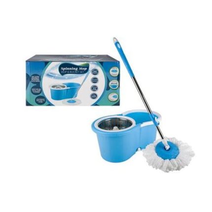 Mop Microfibre And 13L Bucket Spin Action Duo - 1 Pack