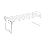 Slim Folding Shelf, White