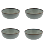Gold Strip Line Porcelain Cereal Bowl Pack of 4