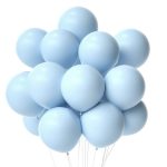 Solid Party Decorative Balloons - 50 Pieces