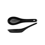 Urban Texture Nov Black Chinese Spoon 13cm - Set of 10