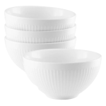 Elegant Porcelain Cereal Bowl - Set Of 4