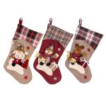 Christmas Stocking Gift Bag - Set of 3