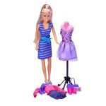 Fashion Doll with 2 Outfits and Accessories