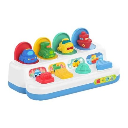 Activity Pop-Up Vehicles Toy for Babies and Toddlers