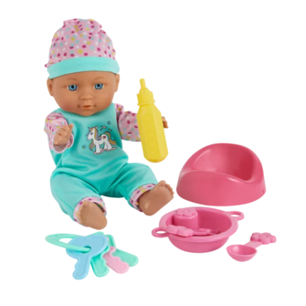 Baby Sophie Cuddly Baby Doll Set - 30cm - Pink