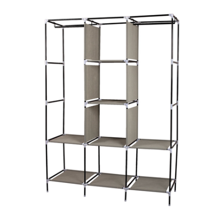 Storage Wardrobe Closet - Brown