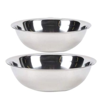 Heavy Duty Stainless Steel Mixing Bowl - 2 Piece