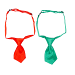 Silky Dog Tie Christmas Accessory - 2 Pack