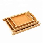 3 Sets of Bamboo Trays
