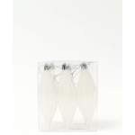 6 Pack Teardrop Hanging Decor 12cm