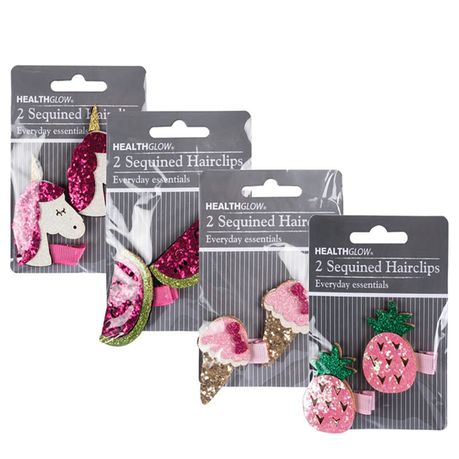 s-pdpxl Hair Pins Big Glitter (4 Pack) - Image 1