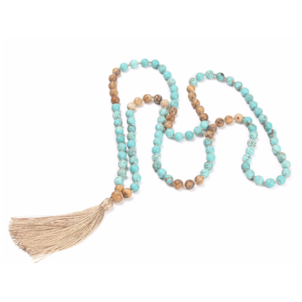 Nepalese Turquoise 108 Mala Prayer Beads