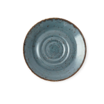 Ele Rustic Double-Well Saucer 15cm - 12 Pack - Green