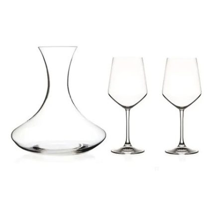 Crystal Glass Wine Tasting Set - 3 Piece