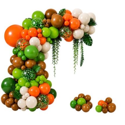 Jungle Safari Balloon Garland Kit 100 Piece