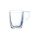 90ml Arc Voluto Glass Coffee Mug - Set of 6