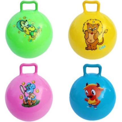 Children Inflatable Hopper Balls 18" - Set Of 4
