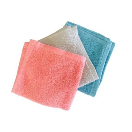 Cotton Face Cloths (Set of 3) 30x30cm