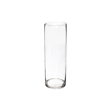 s-pdpxl Clear Glass Cylinder Vase 30cm - Set of 2 - Image 1