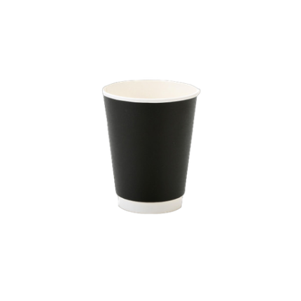 Disposable Double Wall Coffee Cup - 350ml - Yellow - 50 Pack