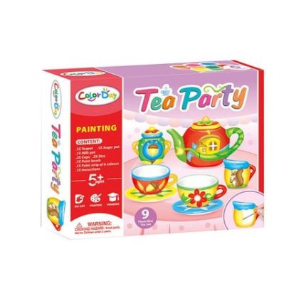 Tea Party Painting Set For Kids
