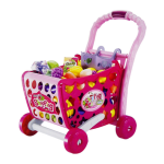 Kids' Shopping Cart Playset Toy - Pink