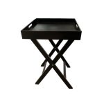 Foldable Convenient Square-B Butler Trays 40x39x6cm - Black